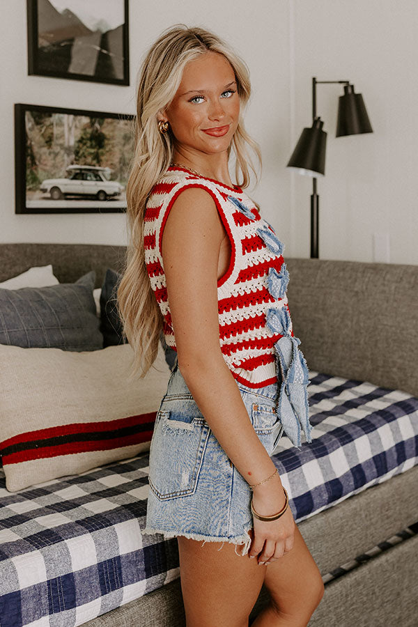Freedom and Festivities Knit Top Image 4
