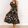Palms Away Embroidered Midi Dress Image 1