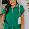 Everyday Ease Quarter Zip Top Curves Image 1