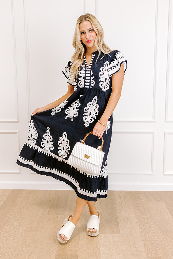 Catching Feelings Midi Dress Image 3