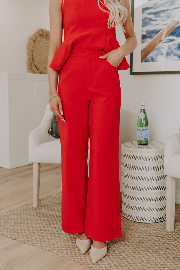 Favorite View High Waist Straight Leg Pants Image 2
