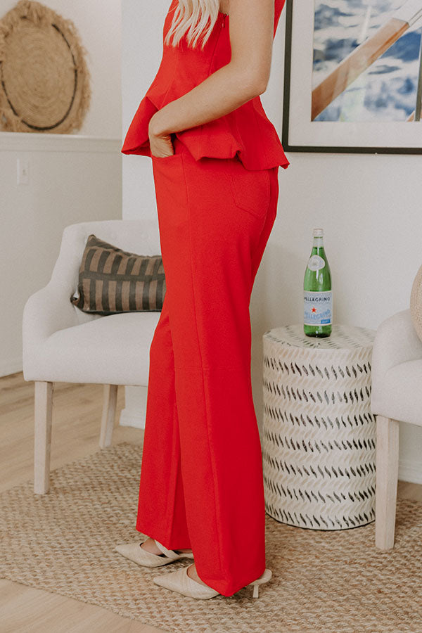 Favorite View High Waist Straight Leg Pants Image 3