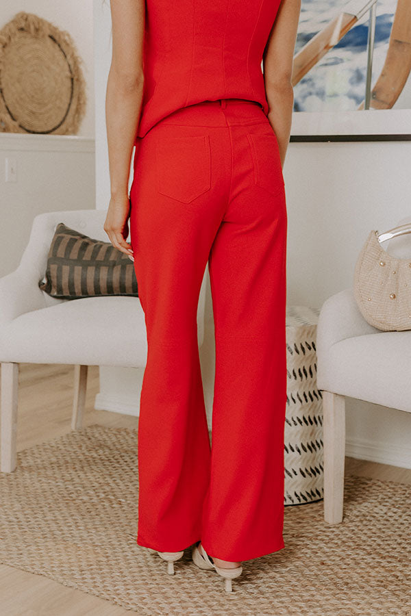 Favorite View High Waist Straight Leg Pants Image 4