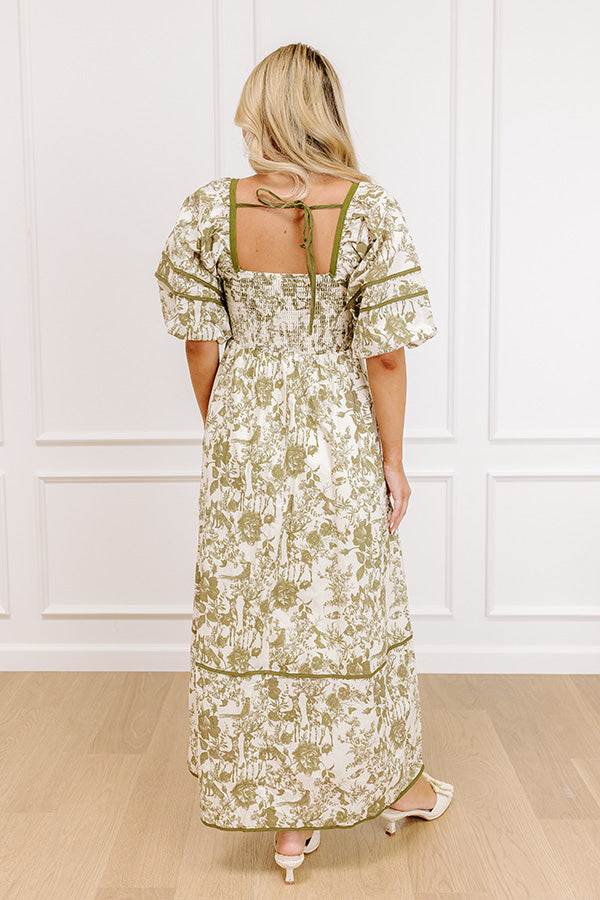Cottage Bloom Floral Maxi Dress Image 3