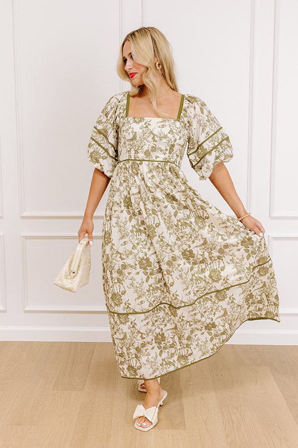 Cottage Bloom Floral Maxi Dress Image 1