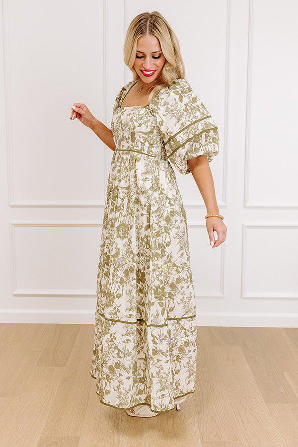 Cottage Bloom Floral Maxi Dress Image 4