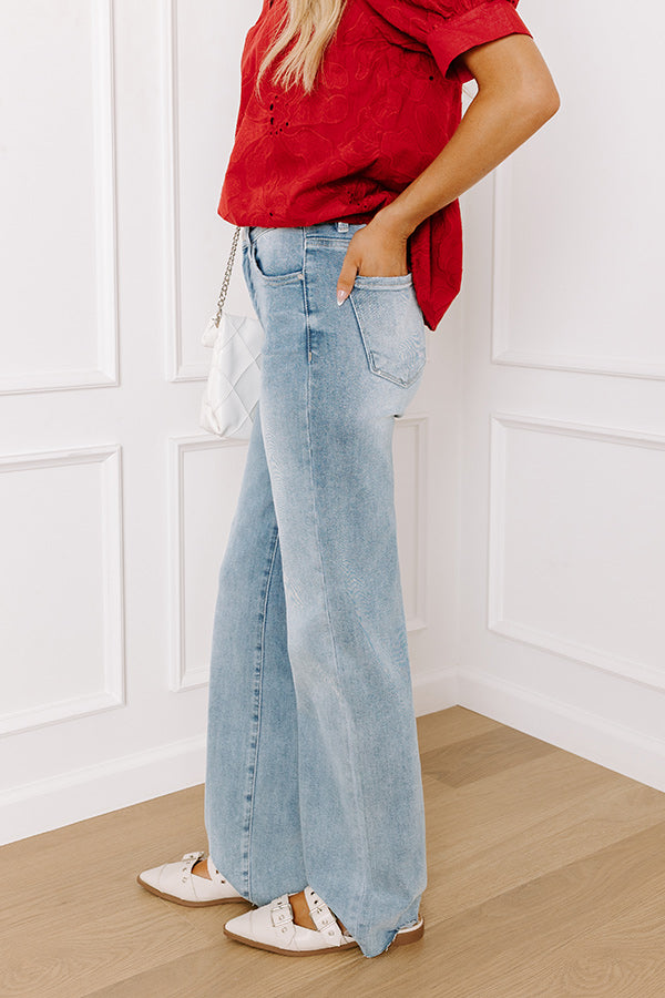 RISEN Lainey High Waist Straight Leg Jean Image - 3