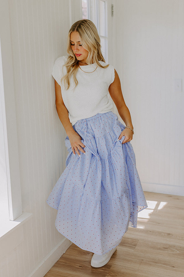 Sweet Whisper High Waist Maxi Skirt Image 5