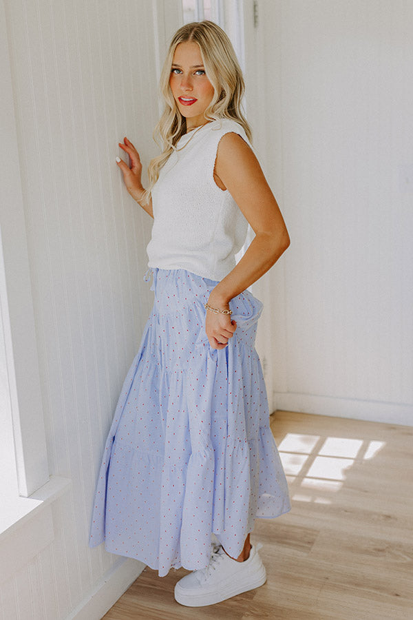 Sweet Whisper High Waist Maxi Skirt Image 3