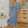 Pursuit Of Happiness Midi Dress in Blue Image 1