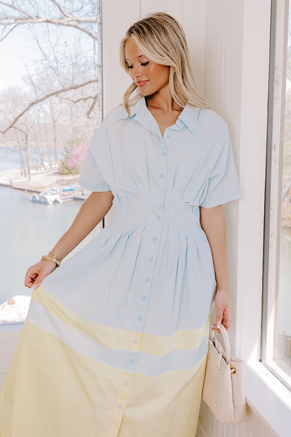 Sweet Macarons Colorblock Midi Dress Image 2