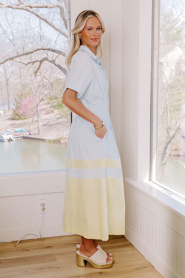 Sweet Macarons Colorblock Midi Dress Image 3
