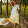 Sweet Macarons Colorblock Midi Dress Image - 1