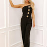 Social Club Jumpsuit in Black Image 1
