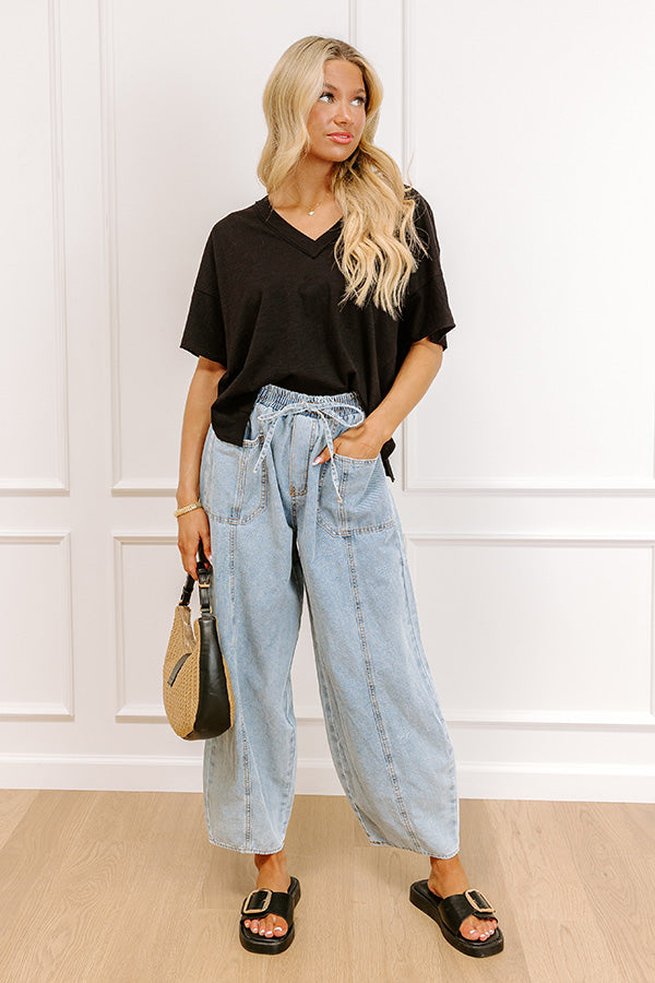 The Genesis High Waist Barrel Leg Jean Image 1