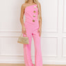 Social Club Jumpsuit in Pink Image 1