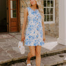 Martinis In Milan Floral Linen-Blend Mini Dress Image - 1