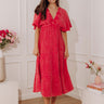 Pursuit Of Happiness Midi Dress in Red Image - 1
