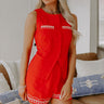Strawberry Spritz Embroidered Vest Top Image 1