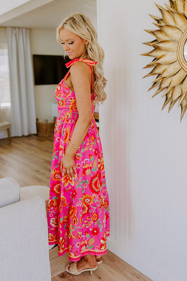 Day Party Delight Floral Maxi Dress Image 5