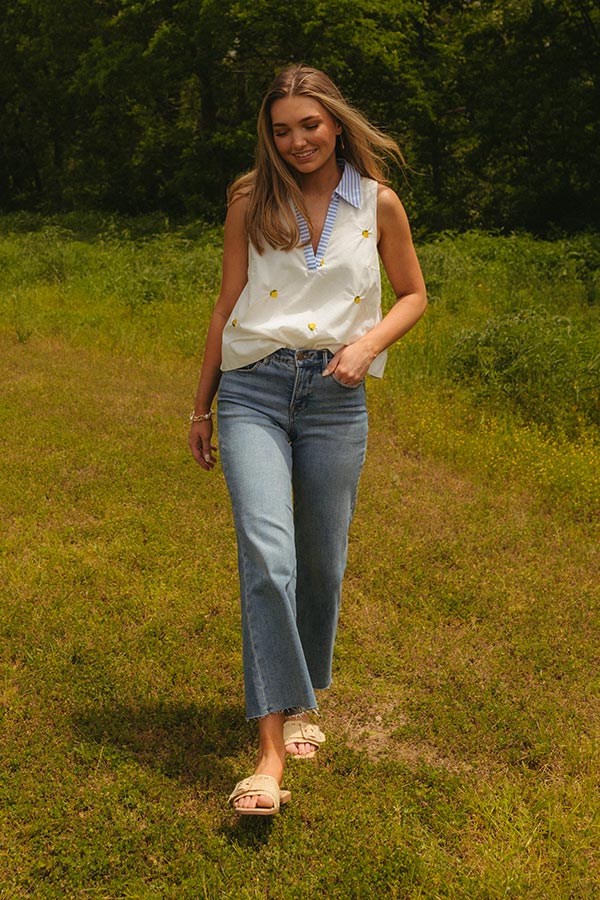 RISEN Alani Midrise Wide Leg Jean Image - 1