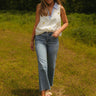 RISEN Alani Midrise Wide Leg Jean Image - 1