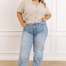 RISEN Lainey High Waist Straight Leg Jean Curve Image 1