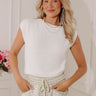 Take Me To Nantucket Knit Top in White Image - 1