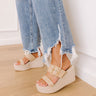The Amaya Woven Platform Wedge in Natural Image 1