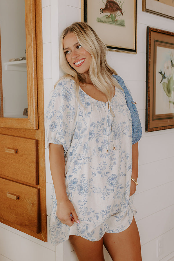 English Garden Linen-Blend Romper Image 3