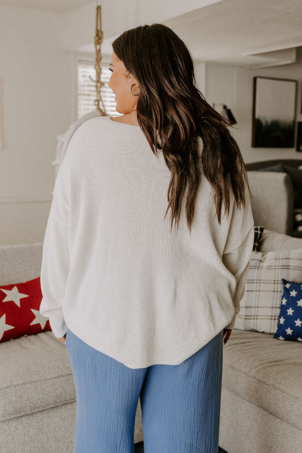Star-Spangled Evening Knit Sweater Curves Image 4
