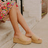 The Arya Raffia Woven Platform Wedge Image 1