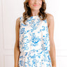 Chic and Serene Floral Top Image 1