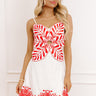 Ocean Views Embroidered Mini Dress Image 1