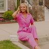 Capturing Memories Denim Jumpsuit in Violet Image 1