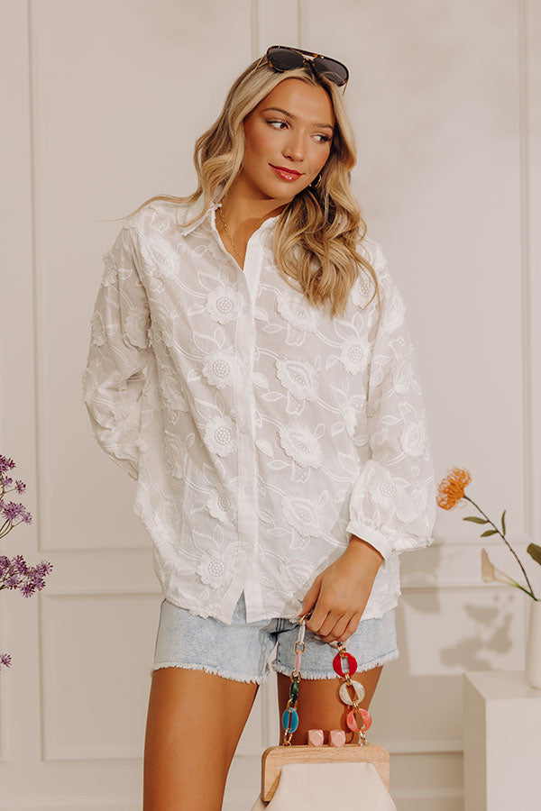 Veranda Views Embroidered Button Up Image - 2