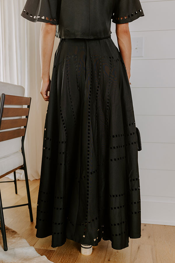 Vineyard Cutie High Waist Cut Out Maxi Skirt Image 4