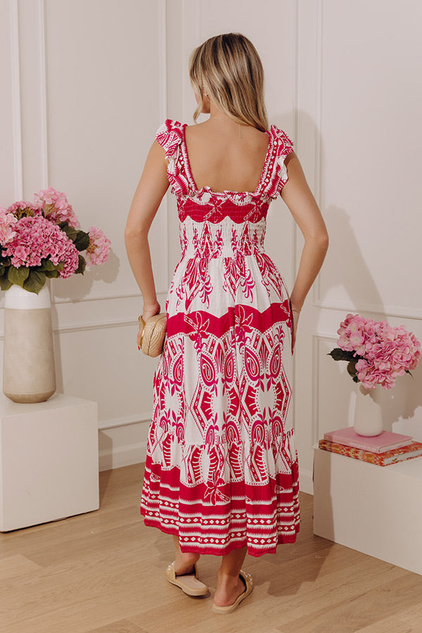 Villa Bound Floral Midi Dress Image - 2
