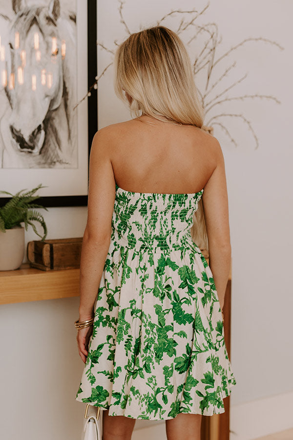 Floral Oasis Mini Dress Image 3