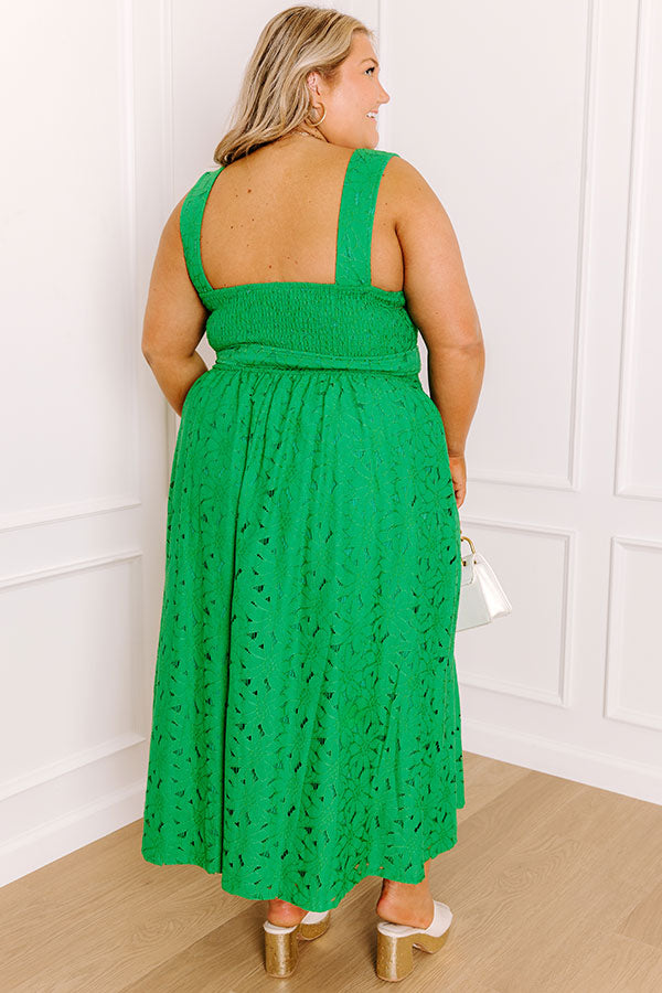 Charmed To Meet You Lace Midi Dress Curves Image 4