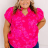 Pretty In Blooms Floral Top Curves Image 1