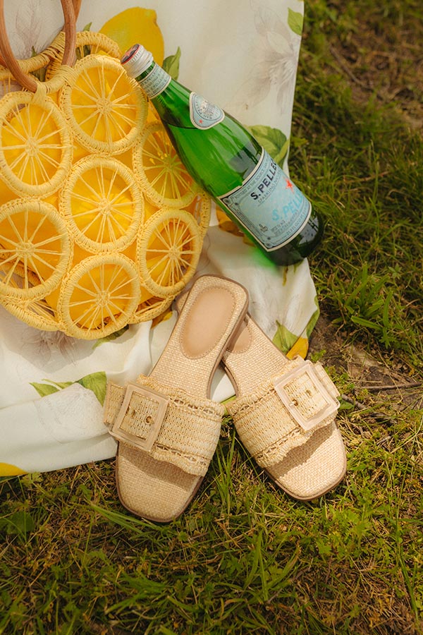 The Jody Raffia Woven Sandal Image - 4