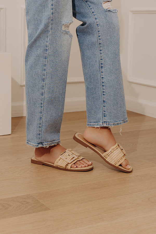 The Jody Raffia Woven Sandal