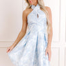 Twirl The Night Away Jacquard Mini Dress Image 1