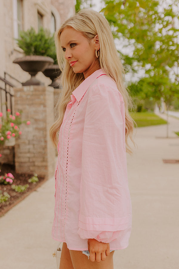 Sweet Smile Button Down Top Image 5
