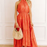 Sunset Promenade Tiered Maxi Dress Image 1