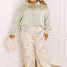 The Florence High Waist Floral Eyelet Pants Curves Image 1