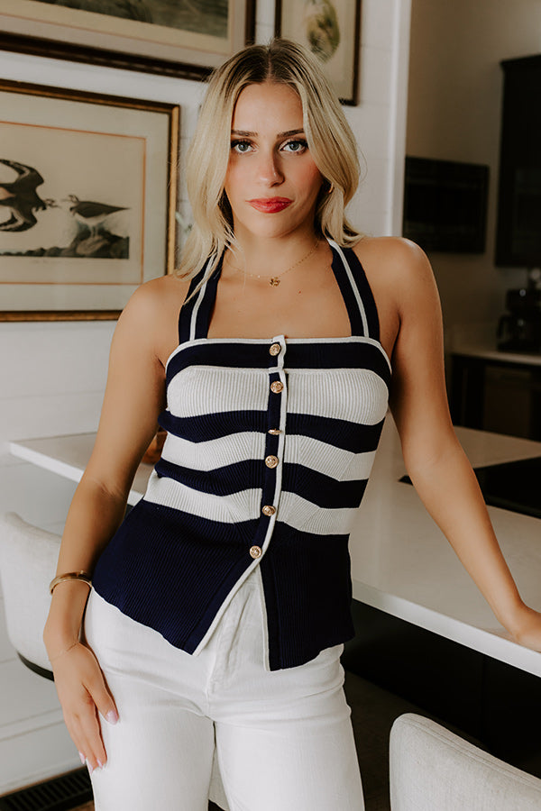 Nautical Dreams Knit Stripe Top Image 5