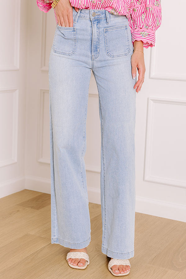 JUST USA Silas High Waist Wide Leg Jean Image 1