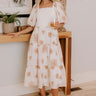 Whispering Fields Floral Embroidered Midi Dress Image 1